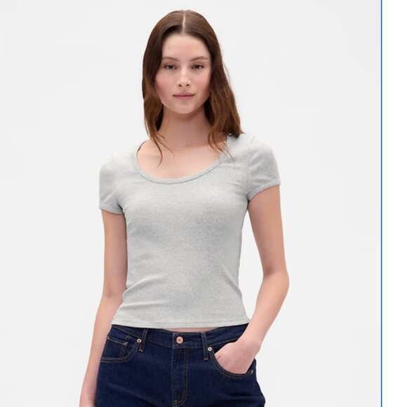Gap Ribbed Tee - Picture 1 of 2